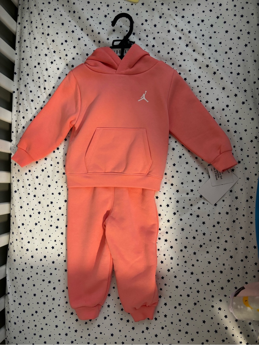 Jordan Toddler Coral Pink Hoodie & Jogger Set